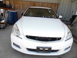 2007 Honda Accord SE White Sedan 2.4L AT #A24920